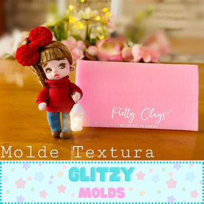 Juego de moldes de textura de Pretty Clays Molds