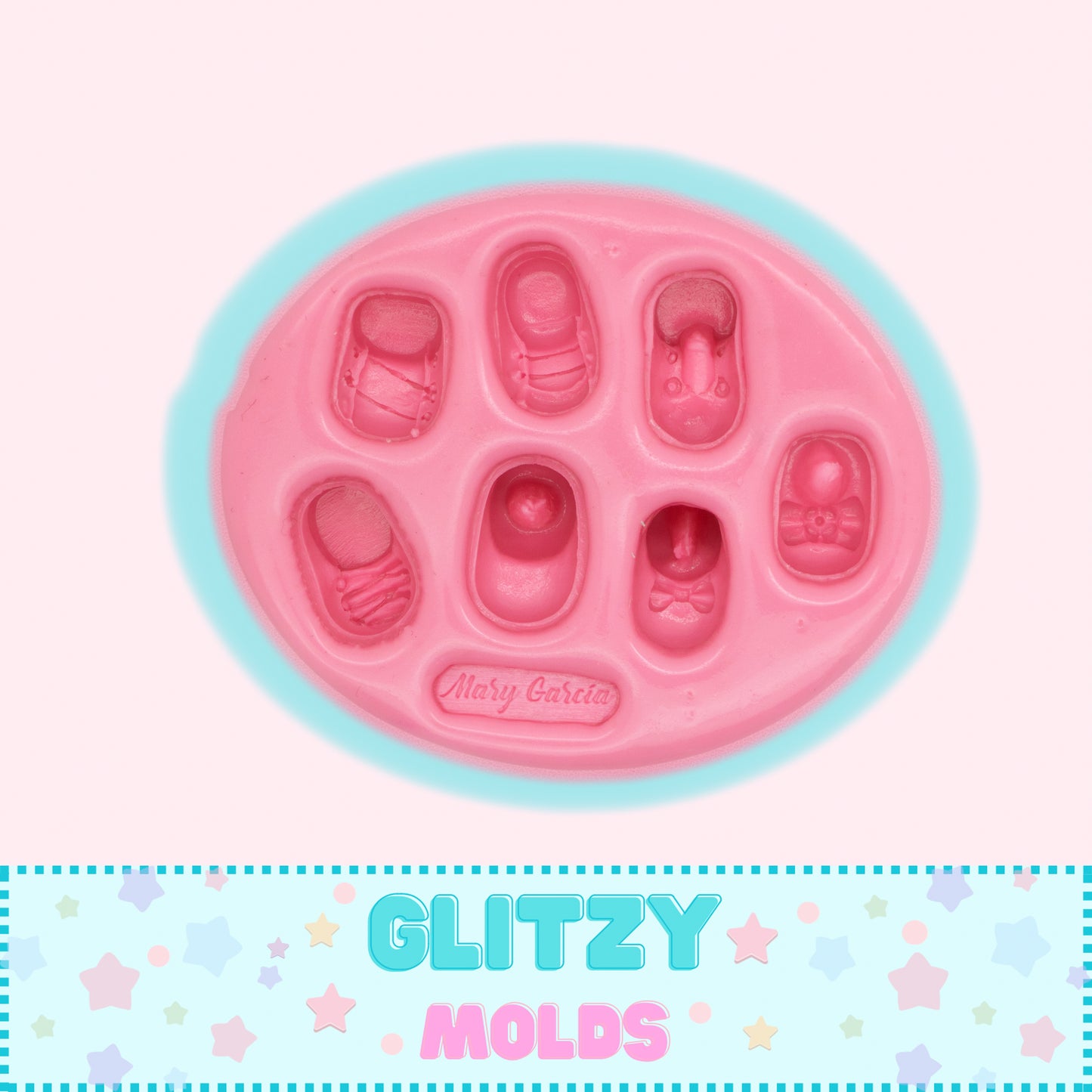 Molde Zapatitos de Mari Garcia, Moldes de Silicone MG-204
