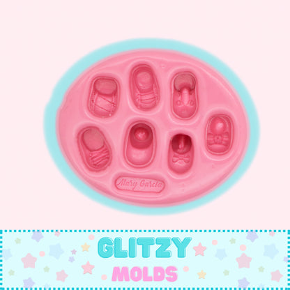 Molde Zapatitos de Mari Garcia, Moldes de Silicone MG-204