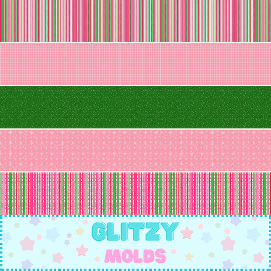 Christmas, Printed fabric Sheet, 8 by 11 inches, Winter-2