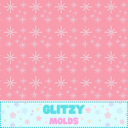 Tela estampada con motivos navideños, Hoja de 8 x 11 pulgadas, Winter-2