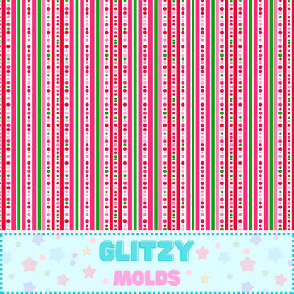 Tela estampada con motivos navideños, Hoja de 8 x 11 pulgadas, Winter-2