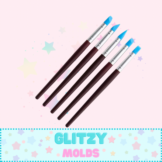 Silicone Tip Modeling Tools, 5 piece Set, Modeladores Puntas de Silicona ST-5