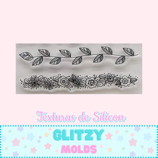 Silicon Texturizing Mat, Floral Vines GMTEX-10