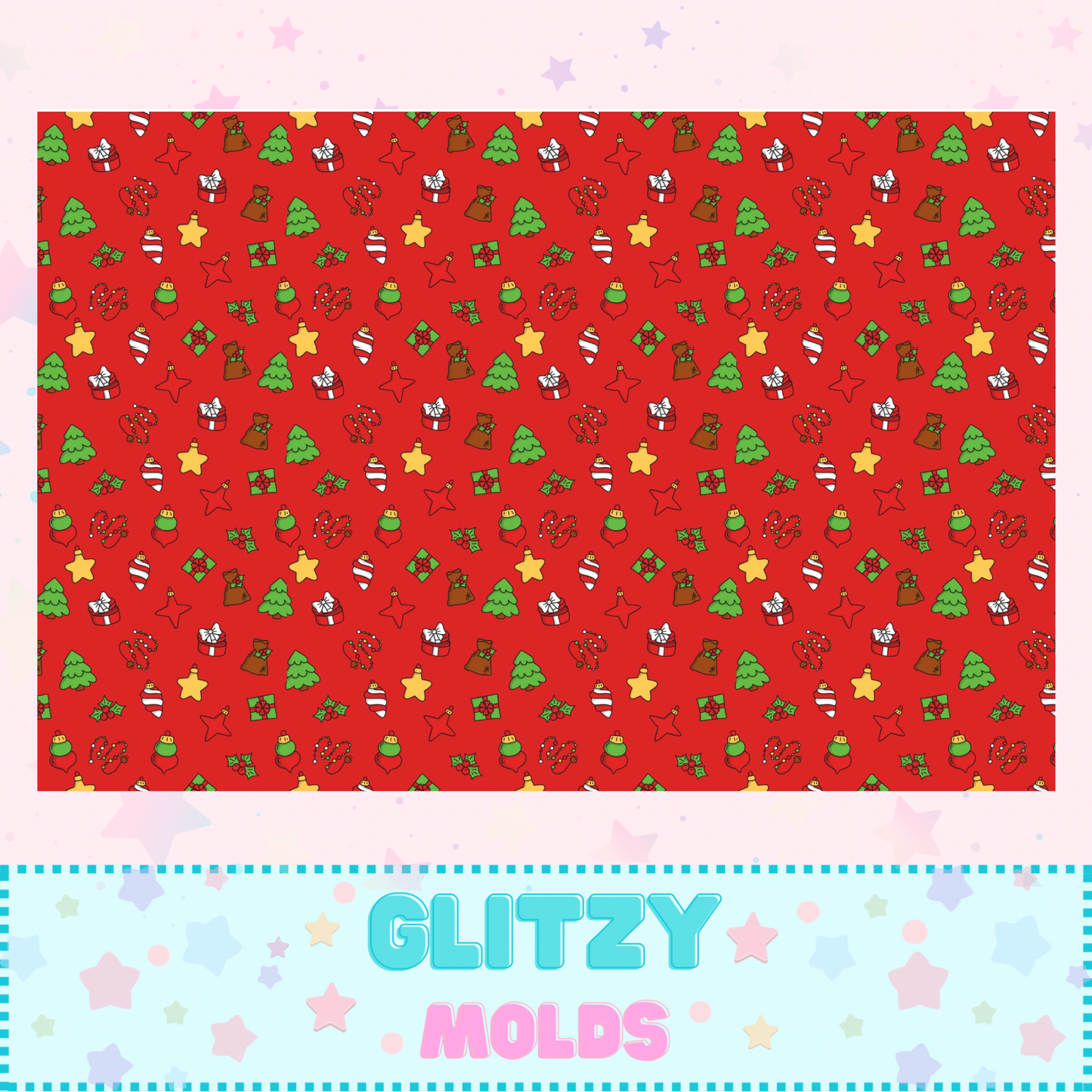 Tela estampada con motivos navideños, Hoja de 8 x 11 pulgadas, Winter-3