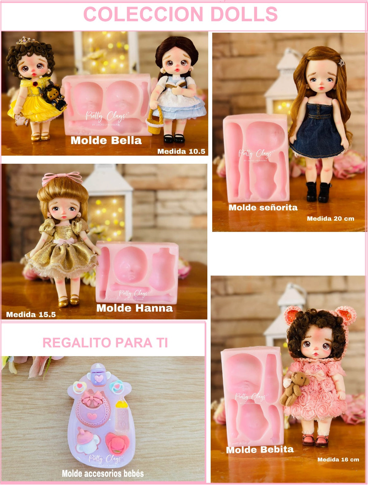 PRE-ORDER | Pretty Clays Winter 2026 Collection – Dolls, Cute Princesses & Winter