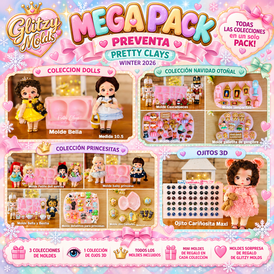 PREVENTA EXCLUSIVA! | Pretty Clays Invierno 2026 – Colecciones Dolls, Princesitas e Invierno