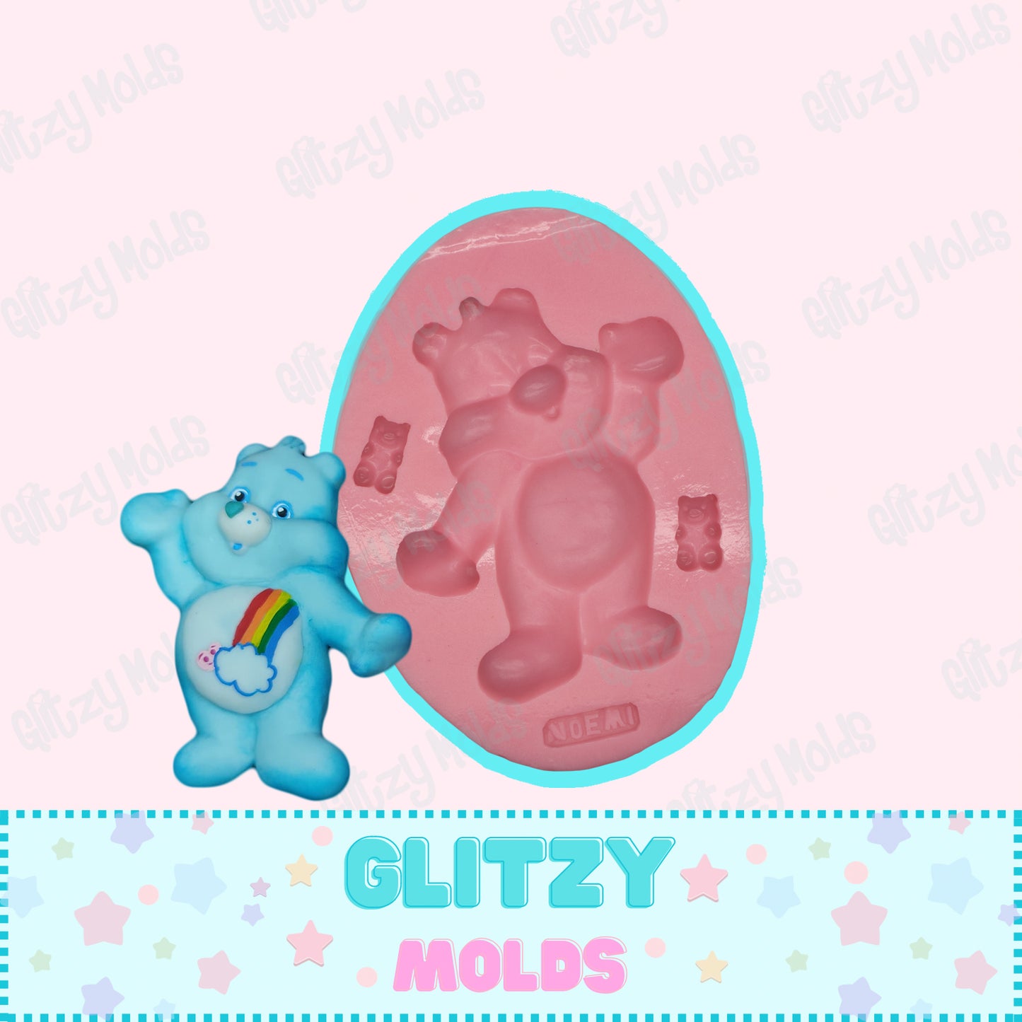 Valentines Bear, Silicone Mold, Molde de Osito, Silicone Molds GM-221 –  Glitzy Molds