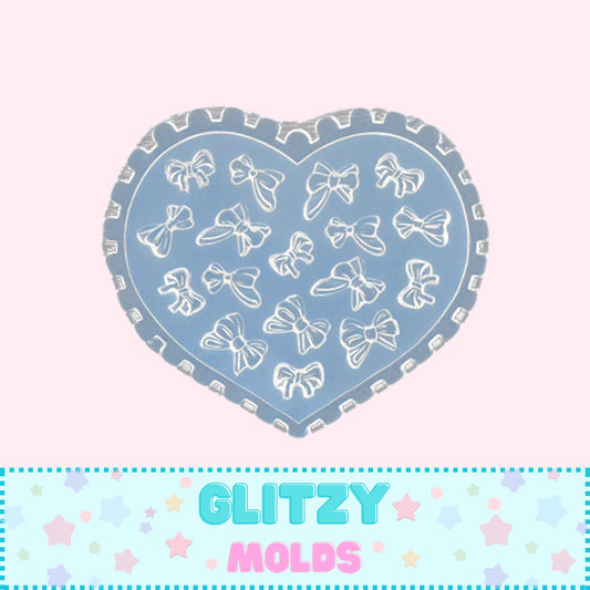 Micro Bows Silicone Mold, Molde de Micro Moñitos  GM-Micro1