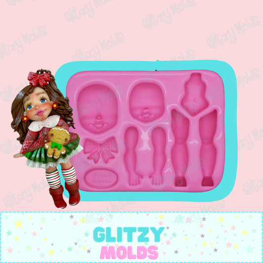 Big Lips Baby, Silicone Mold, Molde Boquitas de Monica Barron MB-126