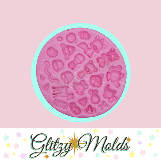 Princess Complements Mold, Molde Complementos de Princesas, Mari Garcia