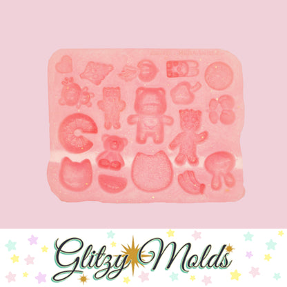 Gummy Candy themed Silicone Mold, Moldes de golosinas, Molde de Silicone