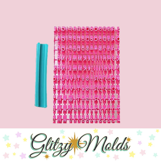 Clay Stamper, Clay Embosser, Mini Alphabet Letter Stamp